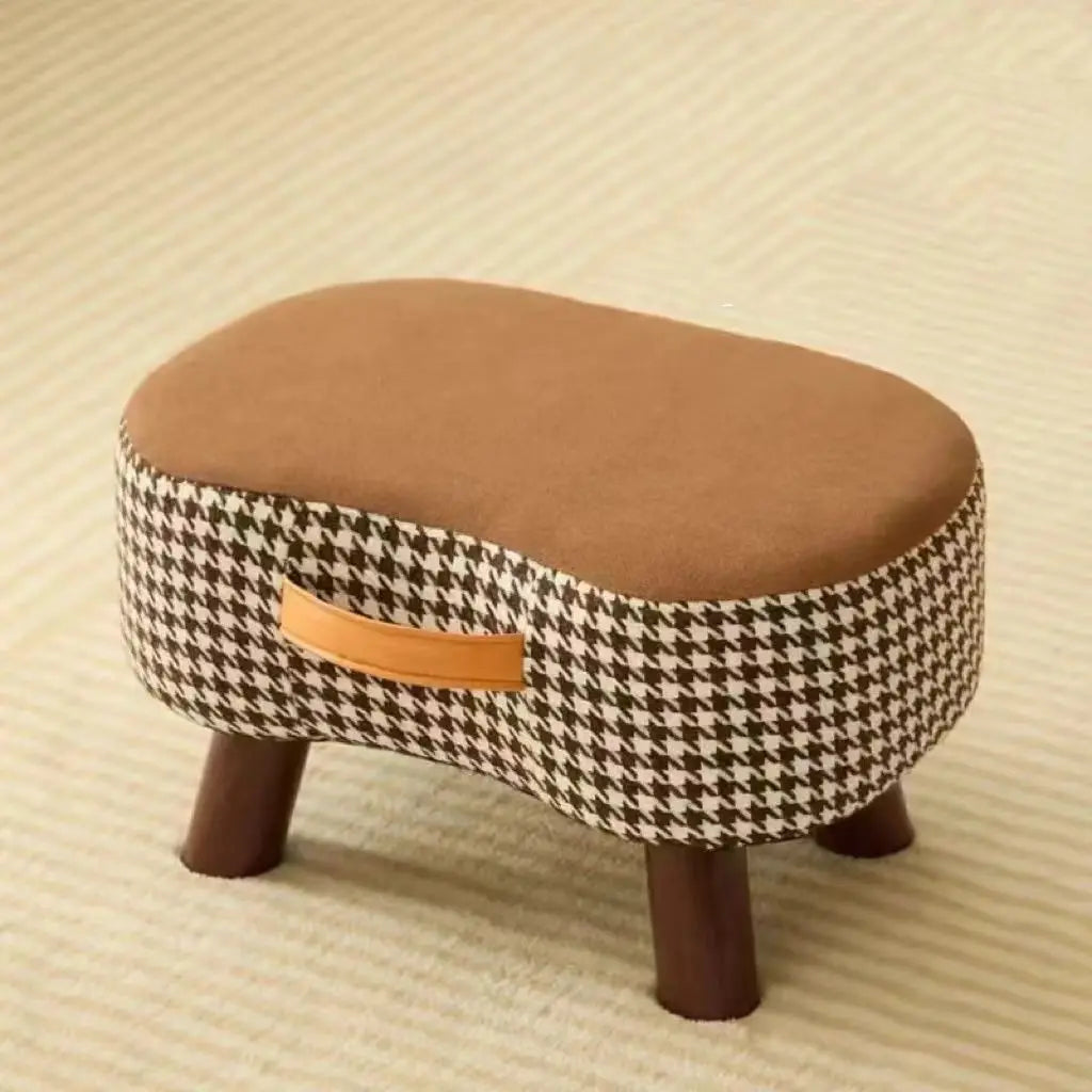 Massivholz Hocker mit Polsterung